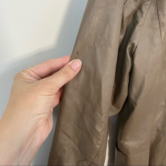 Vintage Western Style Leather Jacket Blazer - Picture 14 of 16